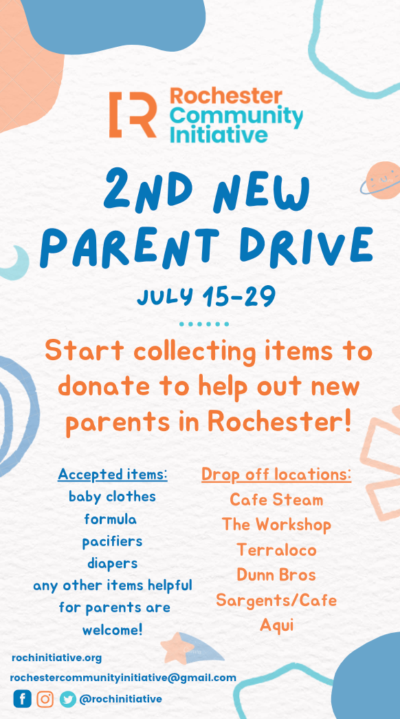 Donate items to support Rochester new parents - Vimarsana News
